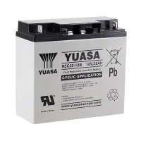 Yuasa Pb Traction Backup Batterie AGM 12V 22Ah fir zyklesch Uwendungen (REC22-12B) (1 of 1)