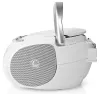 Lettore CD NEDIS Boombox Potenza 9 W Alimentato a batteria Alimentato dalla rete Stereo BT FM USB Bianco thumbnail (5 of 8)