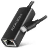 AXAGON-sovitin USB-C to GLAN (RJ-45) ADE-ARC USB 3.2 Gen1 15cm