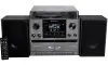 Soundmaster Elite line MCD5600SW Levysoitin CD 2x kasetti BT DAB+ MP3 2x5W Hopea-musta