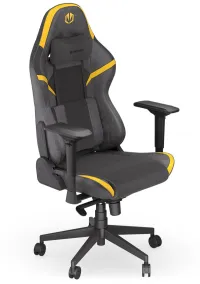 Cadeira de jogos Endorfy Scrim YL combinação de couro têxtil preto-amarelo (1 of 8)