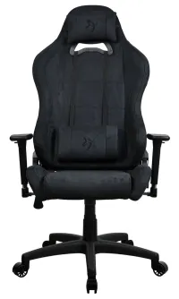 Sedia da gaming AROZZI TORRETTA SuperSoft superficie in tessuto nero (1 of 9)