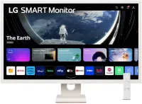 Розумний монітор LG 32SR50F-W з webOS 315" IPS 1920x1080 250cd m2 8ms 2x HDMI 2x USB динамік білий (1 of 7)