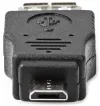 NEDIS adapter USB 2.0 kontakt USB micro B - uttag USB A svart blister thumbnail (3 of 3)