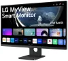 LG viedais monitors 27SR50F-B ar webOS 27" IPS 1920x1080 250cd m2 8ms 2x HDMI 2x USB skaļrunis melns thumbnail (3 of 7)