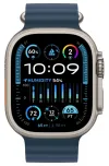 Apple Watch Ultra 2 de titânio de 49 mm com pulseira azul oceano thumbnail (2 of 3)