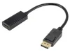 Адаптер XtendLan DisplayPort (M) на HDMI (F) 15 см чорний thumbnail (1 of 2)