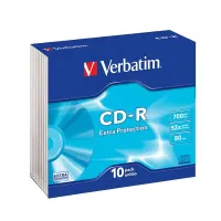 VERBATIM CD-R80 700MB Data Life 52x slim 10pack (1 of 1)