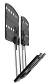 NEDIS wall TV bracket 43 - 85" load capacity 60 kg distance from the wall 750 mm fixed steel black thumbnail (5 of 6)