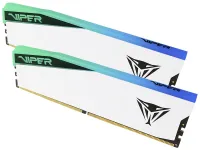 PATRIOT VIPER ELITE 5 BRANCO RGB 64GB DDR5 6200MHz DIMM CL42 Kit 2x 32GB (1 of 3)