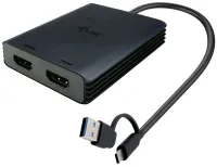 Adaptateur vidéo i-tec USB-A USB-C double HDMI 4K (1 of 1)