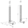 Neomounts AWL29-650BL1 Luidsprekerbeugel over onder schermbeugel nosn. 15kg diepte 77-21 cm zwart thumbnail (5 of 5)