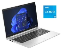 HP ProBook 450 G10 i5-1335U, 16 ГБ, DDR4, 512 ГБ, твердотельный накопитель Intel® Iris® Xe, 15,6 дюйма, FHD, матовый, W11H, серебристый (1 of 6)