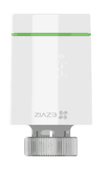 Tête thermostatique intelligente EZVIZ T55 55 mm x 95 mm 2x pile AA 15V 3,0 V DC Zigbee blanc (1 of 1)