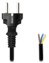 NEDIS Netzkabelstecker Typ F gerade – gerade vernickelt schwarz Bulk 3m thumbnail (1 of 2)