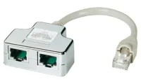 DATACOM „Y“-Adapter STP CAT5E PC PC+PC (1 of 1)