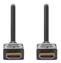 NEDIS High Speed ​​​​HDMI 2.0 кабел с Ethernet 4K@60Hz позлатени HDMI-HDMI конектори черен насипен 20m (1 of 3)