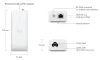 Ubiquiti UniFi Device Bridge Gigabit PoE purkštukas 48V 15W Wi-Fi Auto-Link funkcija, įskaitant maitinimo laidą thumbnail (8 of 8)