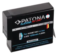 PATONA akumulators digitālajai kamerai GoPro Hero 5 6 7 8 1250mAh Li-Ion Platinum (1 of 3)