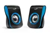 GENIUS speaker SP-Q180 Blue 2.0 6W USB power supply 3.5mm jack black-blue