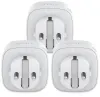 Forte Smart Wi-Fi 3x prise de courant ue Helo-PLUG-TRIPLE-EU boutons ON OFF Compatible avec Google et Alexa blanc thumbnail (3 of 3)