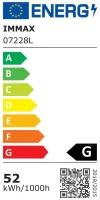 IMMAX NEO PATTINI SMART luminária pendente dupla 160-280cm 53W 3640lm ouro Zigbee 3.0 TUYA thumbnail (2 of 4)