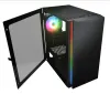 Cás PC COUGAR Purity RGB Black Mini Tower TG Painéal Tosaigh Stiall ARGB 1 x Fan ARGB 3mm TG Painéal Clé thumbnail (5 of 17)