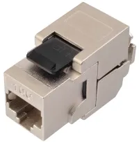 Solarix Keystone - мультиупаковка 24 шт - 10G CAT6A STP RJ45 чорний самонарізний SXKJ-10G-STP-BK-SA (1 of 3)