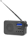 NEDIS Radio portatile DAB+ FM 1,3" Sveglia digitale alimentata a batteria da 3,6 W. Nero thumbnail (3 of 8)