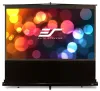 ELITE SCREENS telescoping screen from the floor up 100" (254 cm) 16:9 124.5 x 221.5 cm Gain 11 case black thumbnail (1 of 1)