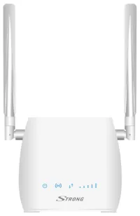 Routeur STRONG 4G LTE 300M Wi-Fi standard 802.11 b g n 300 Mbit s 24GHz 1x emplacement LAN USB SIM 2 antennes amovibles (1 of 4)