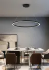 IMMAX NEO FINO SMART lampada a sospensione 1 cerchio 80cm 60W nero Zigbee 3.0 TUYA thumbnail (4 of 6)