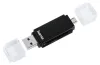 HAMA muistikortinlukija Basic USB 2.0 micro USB OTG SD microSD musta thumbnail (1 of 2)