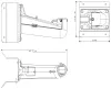 HIKVISION držač kamere DS-1602ZJ-kutak kompatibilan s 4 inčnim PTZ kamerama thumbnail (2 of 2)