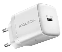 AXAGON network charger ACU-PD20W 1x USB-C PD3.0 PPS QC4+ AFC FCP Apple 20W white (1 of 1)