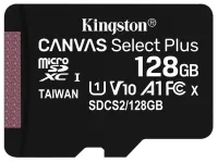 KINGSTON Canvas Select Plus 128GB microSD UHS-I CL10 ouni Adapter (1 of 1)