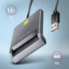 Устройство считывания контактных смарт-карт AXAGON USB-A Смарт-карта CRE-SM3T USB 2.0 1,3 м thumbnail (4 of 4)