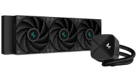 DEEPCOOL water cooler LS720S Zero Dark 3x120 mm fan Intel and AMD full black (1 of 1)