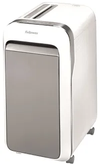 FELLOWES smalcinātājs LX 221 šķērsgriezums 2x12mm tvertnes tilpums 30 l slepenības pakāpe P-5 (slepens) balts (1 of 4)