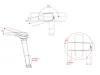 AROZZI Infinity Armrest ergonomic replacement armrests for gaming and office chairs thumbnail (6 of 9)