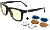 GUNNAR Office Gaming Glasses CUPERTINO ONYX * Amber Clear Sun Amber MAX Lenses * BLF65 BLF35 BLF90 BLF98 thumbnail (1 of 4)