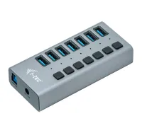 i-tec USB 3.0 HUB za punjenje 7 priključaka + strujni adapter 36 W (1 of 3)