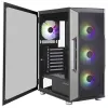 Zalman cabinet I3 Neo middle tower ATX 4x120 RGB 2xUSB 3.0 1xUSB 2.0 steklena stran črna thumbnail (3 of 8)