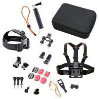 Rollei outdoor accessory set 23pcs for ROLLEI and GoPro cameras (1 of 1)