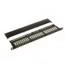 DATACOM Patch panel 19" STP 24 port CAT5E LSA 1U BK (3x8p) VL thumbnail (1 of 1)