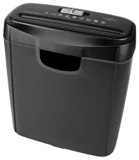 NEDIS shredder PASH112BKA4 format A4 cut size 6mm secrecy level (DIN) 2 container volume 10 l black (1 of 5)