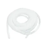 NEDIS canaleta para cables organizador de cables en espiral diámetro 60 mm longitud 10 m transparente (1 of 1)