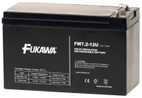 Batería de plomo FUKAWA FW 72-12 F1U para SAI APC AEG EATON Powerware 12V 7,2 Ah Vida útil 5 años Faston F1-47mm (1 of 1)