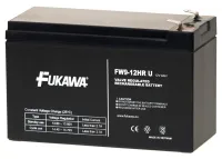 Bateria de chumbo FUKAWA FW 9-12 HRU para UPS APC AEG EATON Powerware 12V 9Ah vida útil 5 anos Faston F2-63mm (1 of 1)