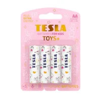 TESLA TOYS+ GIRL Pila alcalina AA (lápiz LR06 blister) 4uds (1 of 1)